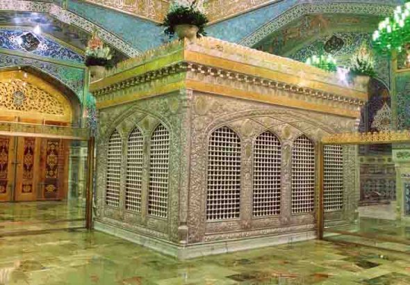 ضریح مطهر حرم امام رضا